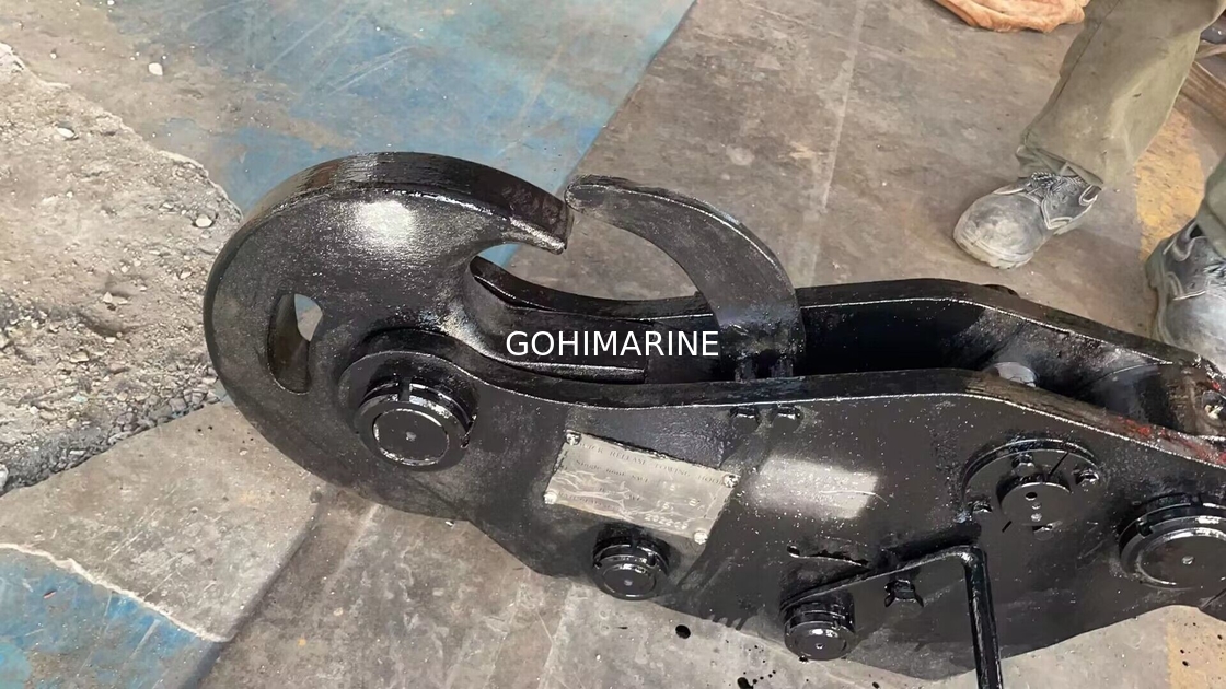 CCS, BV, ABS, DNV-GL Approved Marine Spring, Hydraulic, Pneumatic Disc Type Manual/Automatic Quick Release Hook